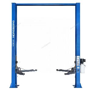 Подъемник Nordberg 220V двухстоечный c верхней синхронизацией 4 тонны H=4 м (синий)