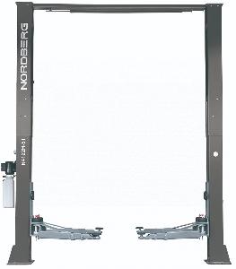 Подъемник Nordberg двухстоечный 5 т, верхняя синхронизация, 380 В, серый