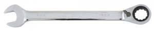 Ключ Jonnesway гаечный комбинированный трещоточный с реверсом, 19 мм