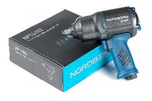 Пневмогайковерт Nordberg ударный 1/2", 1300 Нм, переключение одной рукой