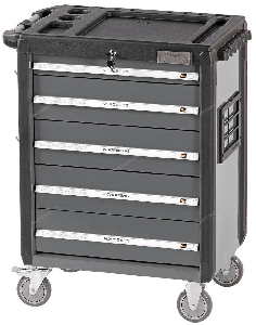 Тележка NORDBERG T5N инструментальная, 5 полок, серая