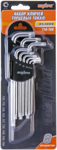 Набор Ombra ключей торцевых TORX® Т10-T50, 9 предметов