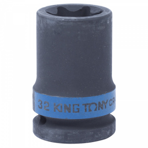 Головка KING TONY торцевая ударная TORX Е-стандарт 3/4", E32, L = 56 мм