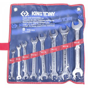 Набор KING TONY рожковых ключей, 6-22 мм, 8 предметов