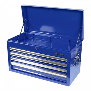 Ящик МАСТАК инструментальный, 6 полок, синий