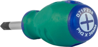 Отвертка Jonnesway стержневая крестовая ANTI-SLIP GRIP, PH2х38 мм