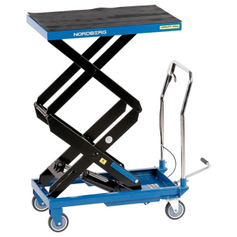 Стол подъемный NORDBERG гидравлический 300 кг, двойные ножницы (старый арт. N3T300H)