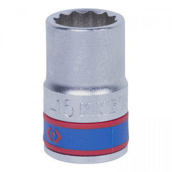 Головка KING TONY торцевая стандартная двенадцатигранная 1/2", 15 мм