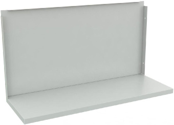 Полка и стенка Практик WSh-160/1 верстачные. Для однотумб и столешницы WT-160