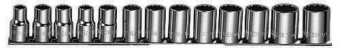 Набор Jonnesway головок торцевых 12-гранных MAXI-DRIVE 1/2"DR на держателе, 10-24 мм, 13 предметов