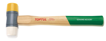Молоток TOPTUL с пластиковыми бойками, диаметр 35 мм