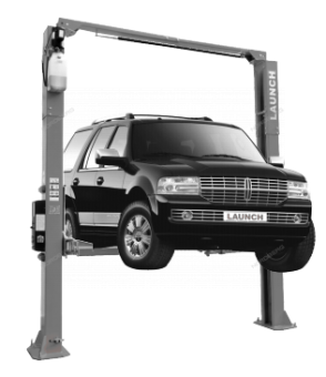 Подъемник LAUNCH 380V двухстоечный с верх. синхр., г/п 4 тонны, с электростопорами (серый)