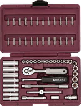 Набор Thorvik инструмента 1/4"DR, 57 предметов