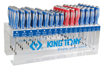 Стенд KING TONY с силовыми отвертками и отвертками TORX, серии 1461, 1462, 1427, 96 предметов