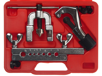 Набор инструментов для резки и развальцовки трубок метрические размеры 9 предметов в кейсе  JTC