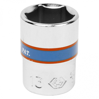 Головка KING TONY торцевая стандартная шестигранная 1/4", 13 мм