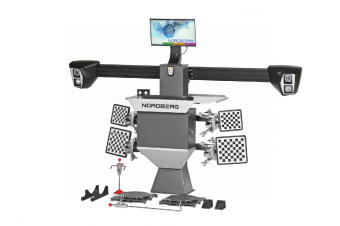 Стенд Nordberg сход-развал 3D укороченная колонна для ям, серый