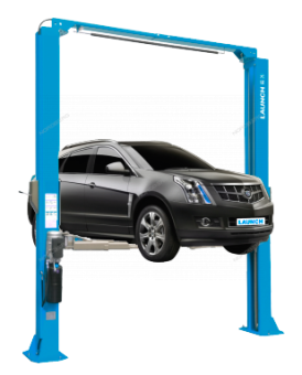 Подъемник LAUNCH 380V двухстоечный с верхней синхр. г/п 4тонны, 3 секц., H=4150мм (сини