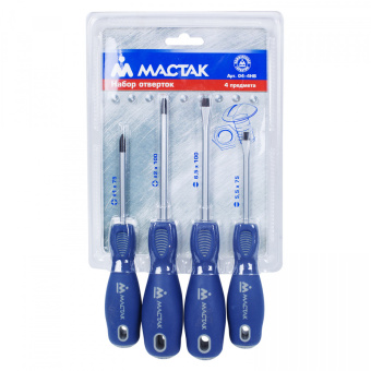 Набор МАСТАК отверток, 4 предмета