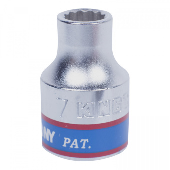 Головка KING TONY торцевая стандартная двенадцатигранная 3/8", 7 мм