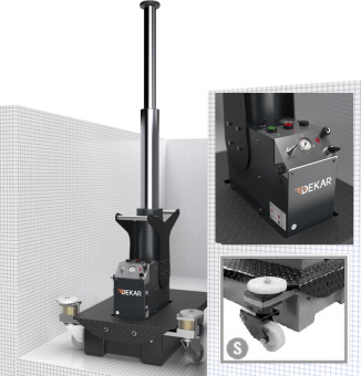 Подъемник канавный напольный, г.п.10/20т. Dekar 2810SE