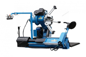 Станок шиномонтажный Nordberg для грузовых машин, двухскоростной, с пультом на штанге, 380 В, синий