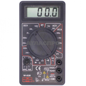 Мультиметр MASTECH M838 цифровой, с термопарой