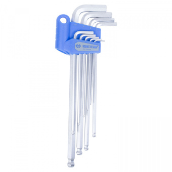 Набор KING TONY Г-образных шестигранников 1,5-10 мм, с шаровым окончанием, 9 предметов