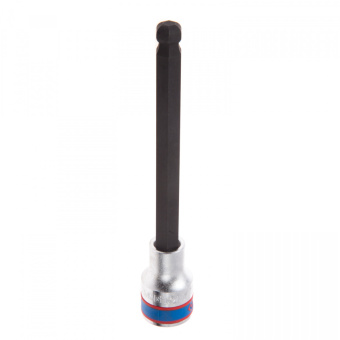 Насадка KING TONY (бита) торцевая 1/2", HEX, 10 мм, L = 140 мм, с шаровым окончанием