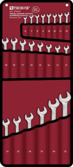 Набор Thorvik ключей гаечных комбинированных серии ARC, 6-32 мм, 22 предметов
