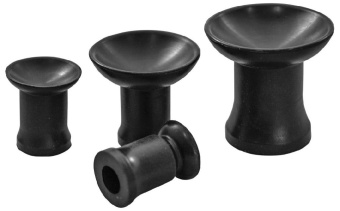 Комплект Jonnesway присосок для машинки для притирки клапанов ГРМ пневматической, 16-35 мм, 4 штуки