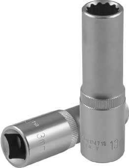 Головка Jonnesway торцевая глубокая 12-гранная 1/2"DR, 13 мм