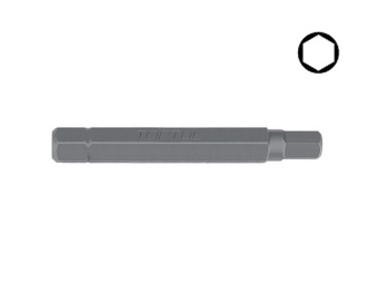 Бита TOPTUL 12 10 мм шестигранная HEX мм L=75 мм