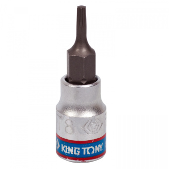 Насадка KING TONY (бита) торцевая 1/4", TORX T9, L = 37 мм