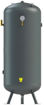 Ресивер Remeza РВ500.16.00 вертикальный 500 л., 16 бар с арматурой