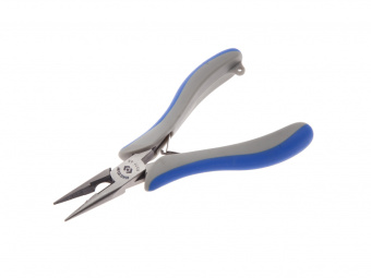 Круглогубцы KING TONY с полукруглым сечением губок и режущей кромкой, длина 138 мм