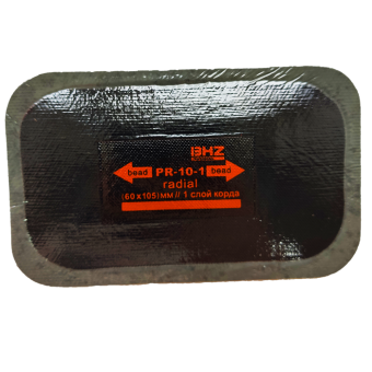 Пластырь BHZ Professional PR-10-1 60х105 мм, 1 слой корда. 5 штук в упаковке