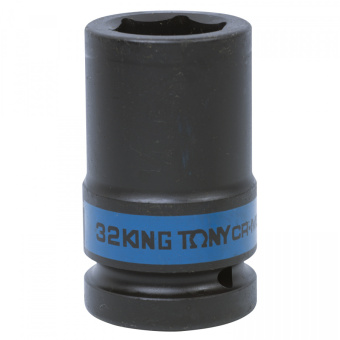 Головка KING TONY торцевая ударная глубокая шестигранная 1", 32 мм
