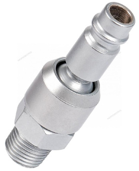 Переходник Nordberg "папа" быстросъемный - резьба M1/4" с шарниром