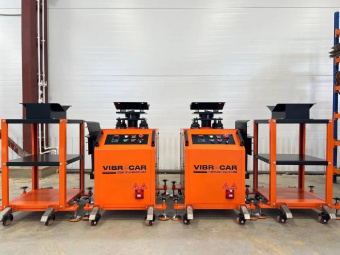 Вибростенд Vibrocar для диагностики подвески автомобилей усиленная базовая комплектация