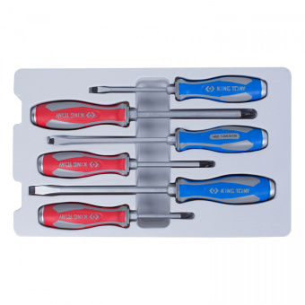 Набор KING TONY отверток в коробке, силовые, 6 предметов