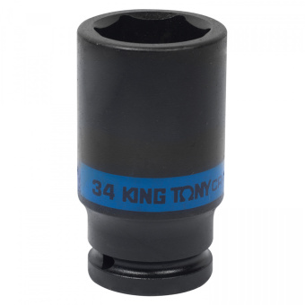 Головка KING TONY торцевая ударная глубокая шестигранная 3/4", 34 мм
