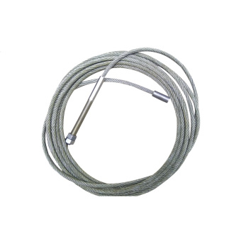 Трос синхронизации для подъемника Т4 L=8700 мм, д=8,3 мм, М12 резьба-бобыш