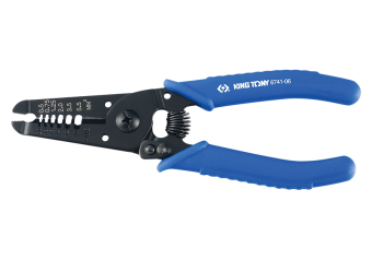 Стриппер для зачистки изоляции и резки проводов, 160 мм KING TONY 6741-06