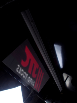 Стенд для инструмента 100х205х50мм с подсветкой и двумя полками JTC