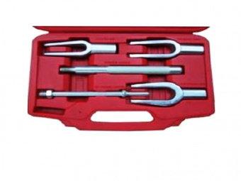 Набор съемников шаровых опор и рулевых наконечников, зев 18, 24, 29 мм, вилки, кейс, 5 предметов МАС