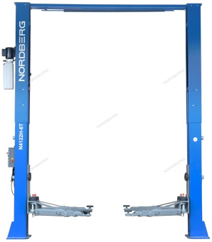 Подъемник Nordberg 380V двухстоечный с верхней синхронизацией 6 тонн (синий) СНЯТ