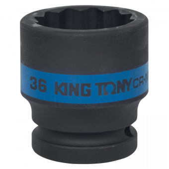 Головка KING TONY торцевая ударная двенадцатигранная 3/4", 36 мм 