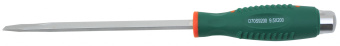 Отвертка стержневая шлицевая, ударная, силовая под ключ, SL9.5x200