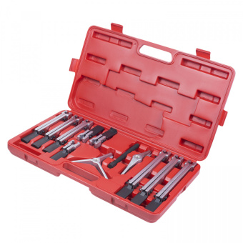 Съёмник подшипников Мастак, 2-х и 3-х захватный, кейс, 12 предметов